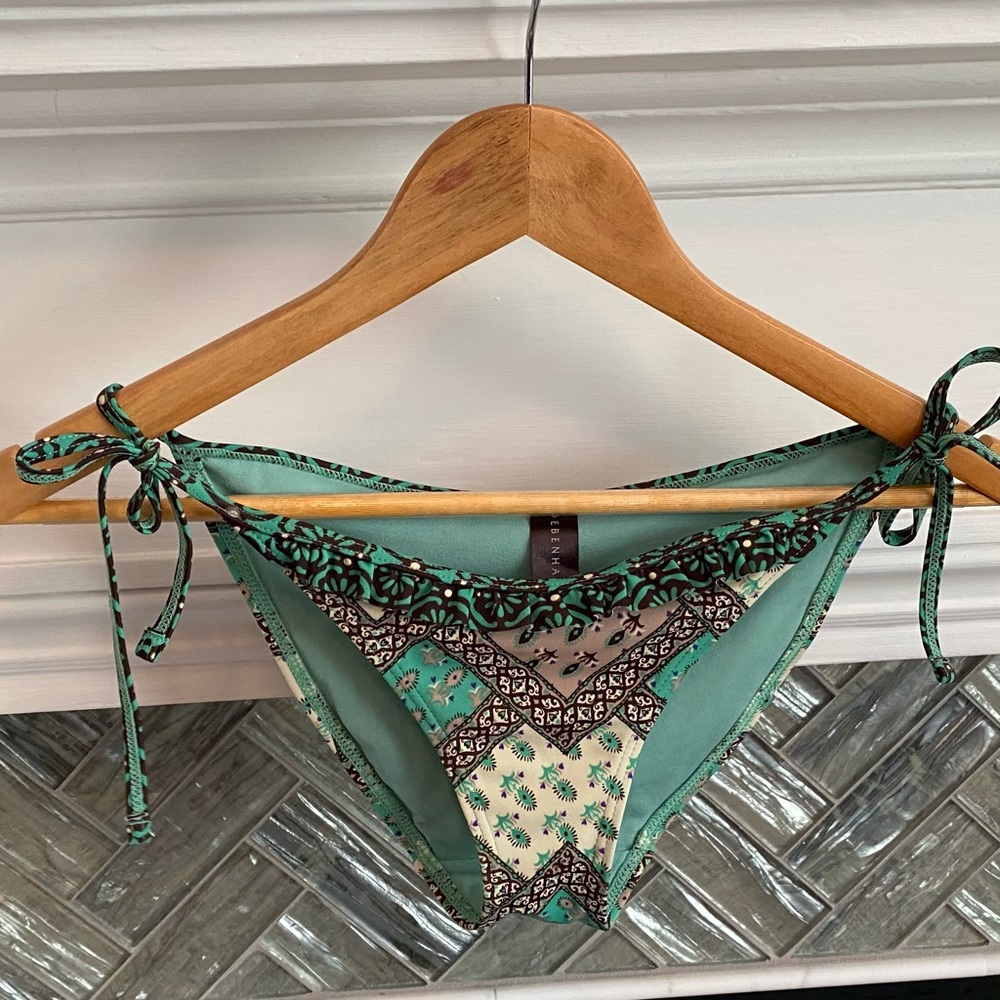 DEBENHAMS UK Floral STRING Bikini BOTTOM 8 Euro 36